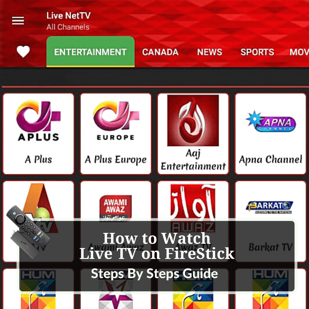 How to Watch Live TV on FireStick Step By Step